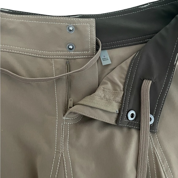 ATHLETA Whatever Women's Tan Fit and Flare Stretch Athletic Skort Skirt EUC Sz 4 - Picture 7 of 9